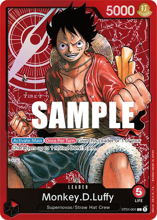Monkey.D.Luffy (ST01-001) Foil