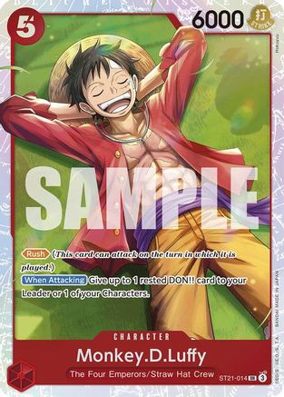 Monkey.D.Luffy (ST21-014) Foil