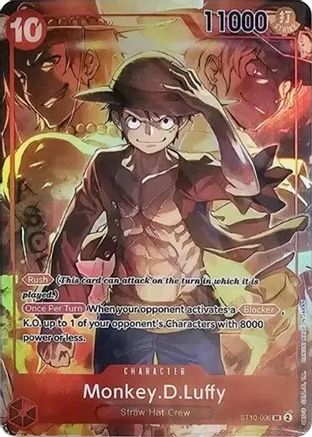 Monkey.D.Luffy (Treasure Booster Set) (ST10-006) Foil
