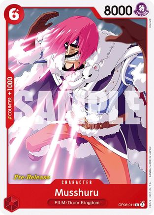 Musshuru (OP08-011) Pre-Release Cards