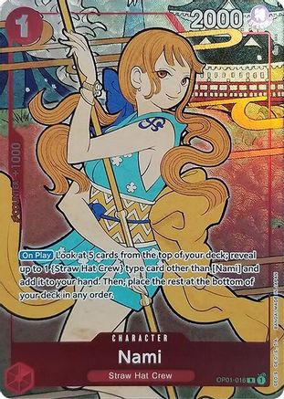Nami (English Version 1st Anniversary Set) (OP01-016) Foil