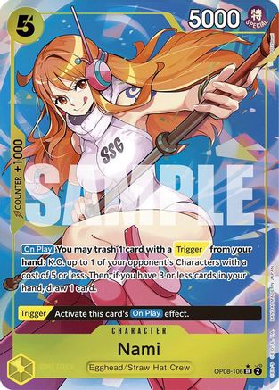 Nami (Parallel) (OP08-106) Foil