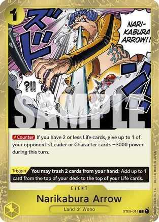Narikabura Arrow (Jolly Roger Foil) (ST09-014) Foil