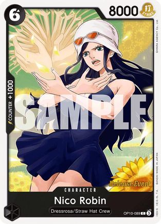 Nico Robin (OP10-089) Release Event Cards