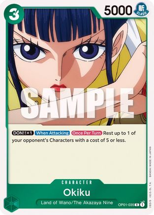 Okiku (OP01-035) Foil