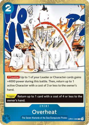 Overheat (OP01-086) Foil