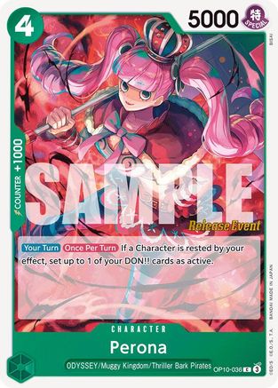 Perona (OP10-036) Release Event Cards