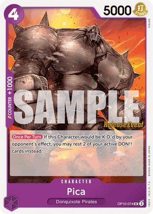 Pica (OP10-074) Release Event Cards