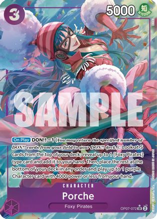 Porche (Parallel) (OP07-072) Foil