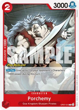 Porchemy (OP07-012) Pre-Release Cards