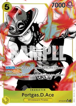 Portgas.D.Ace (Parallel) (ST13-011) Foil