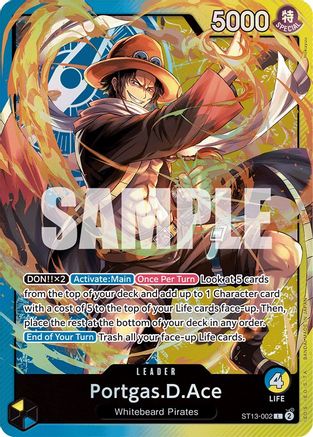 Portgas.D.Ace (ST13-002) Foil