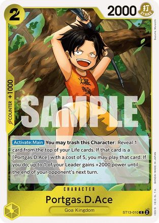 Portgas.D.Ace (ST13-010) Foil