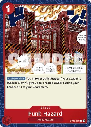 Punk Hazard (OP10-021) Release Event Cards