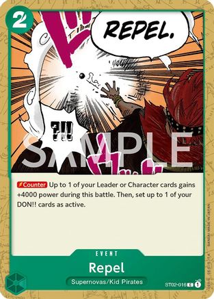 Repel (ST02-016) Revision Pack Cards