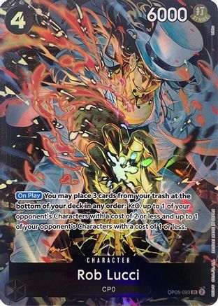 Rob Lucci (Illustration Box EX) (OP05-093) Foil