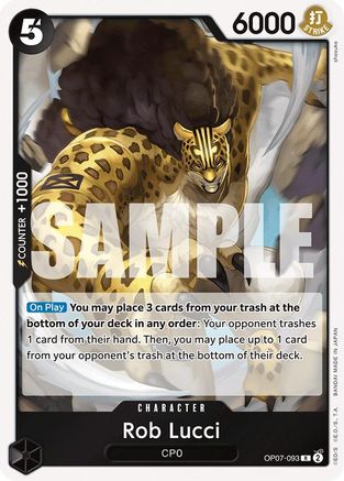 Rob Lucci (OP07-093) Foil