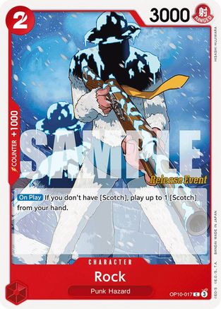 Rock (OP10-017) Release Event Cards