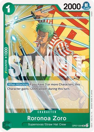 Roronoa Zoro (OP07-034)