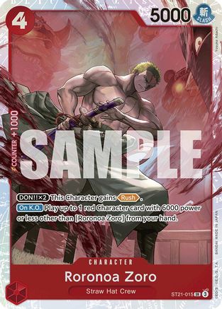 Roronoa Zoro (ST21-015) Foil
