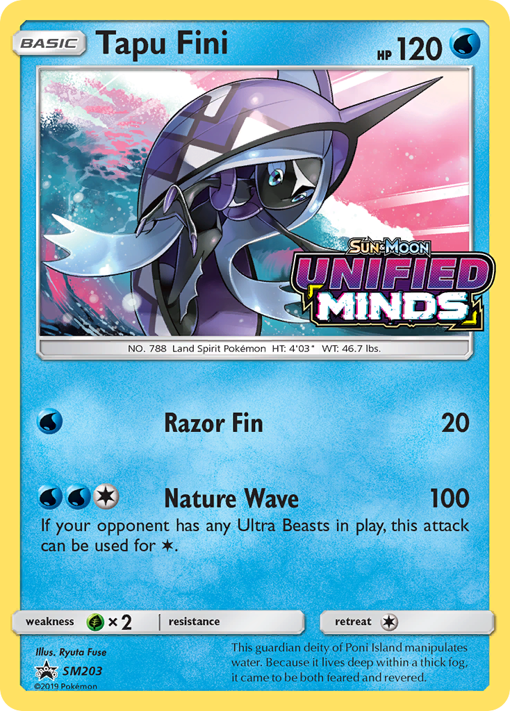 Tapu Fini (SM203) [Sun & Moon: Black Star Promos] | Silver Goblin