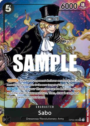 Sabo (Alternate Art) (OP04-083) Foil