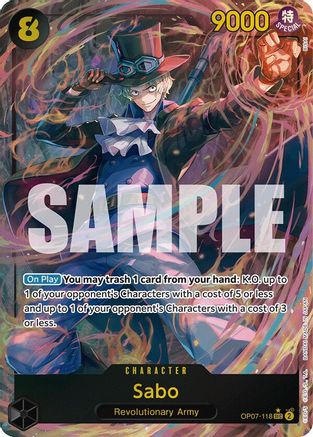 Sabo (Parallel) (OP07-118) Foil
