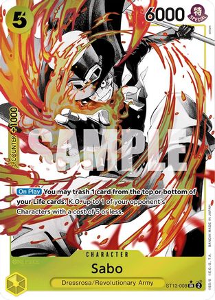 Sabo (Parallel) (ST13-008) Foil