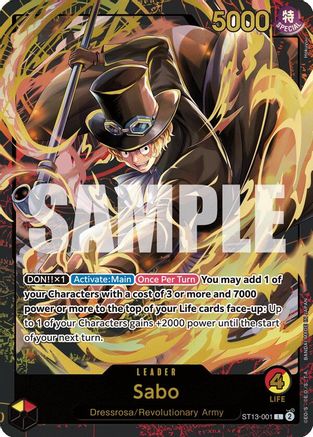 Sabo (Premium Card Collection -Leader Collection-) (ST13-001) Foil