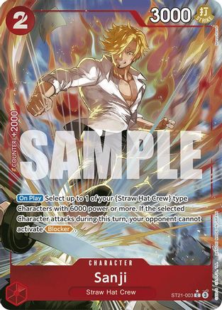 Sanji (Parallel) (ST21-003) Foil