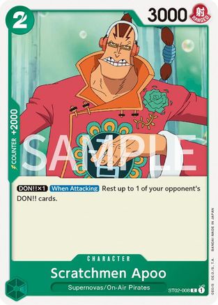 Scratchmen Apoo (ST02-008) Revision Pack Cards
