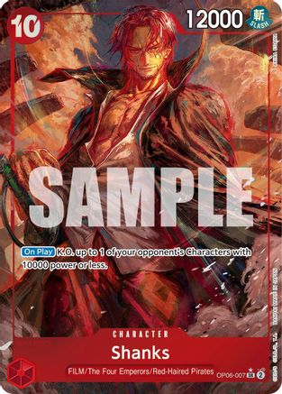 Shanks (Alternate Art) (OP06-007) Foil