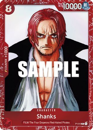 Shanks (Premium Card Collection -ONE PIECE FILM RED Edition-) (P-016) Foil
