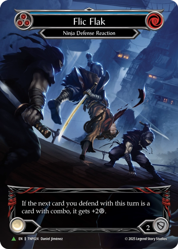 Flic Flak (Blue) (Extended Art) (TNP024) Cold Foil - FaB Promos