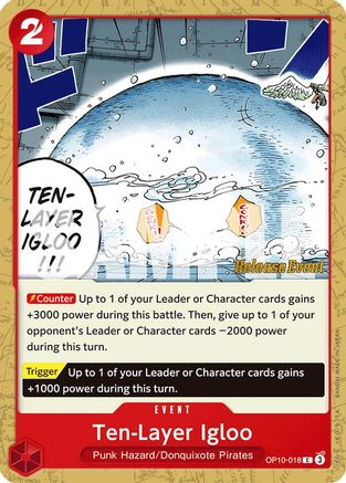 Ten-Layer Igloo (OP10-018) Release Event Cards