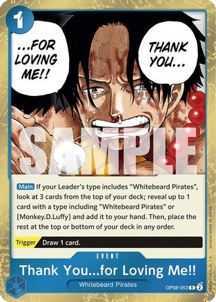 Thank You...for Loving Me!! (OP08-053) Foil