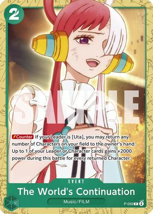 The World's Continuation (P-059) (Reprint)