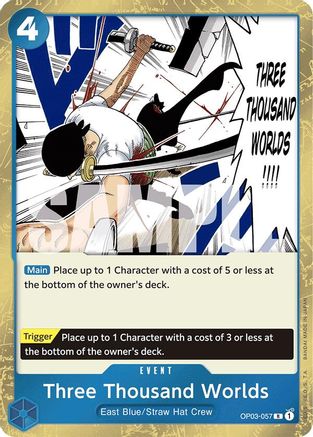 Three Thousand Worlds (Jolly Roger Foil) (OP03-057) Foil
