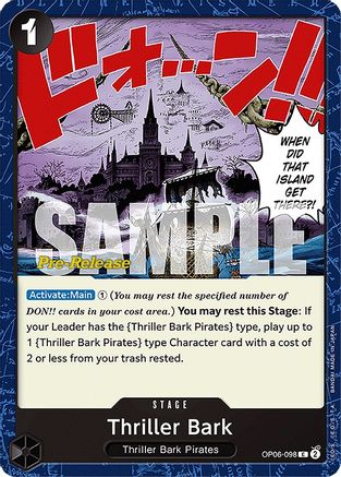 Thriller Bark (OP06-098) Pre-Release Cards