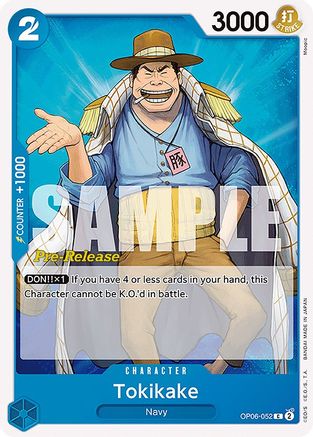 Tokikake (OP06-052) Pre-Release Cards