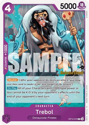 Trebol (OP10-070) Release Event Cards
