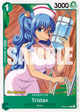 Tristan (OP08-027) Pre-Release Cards