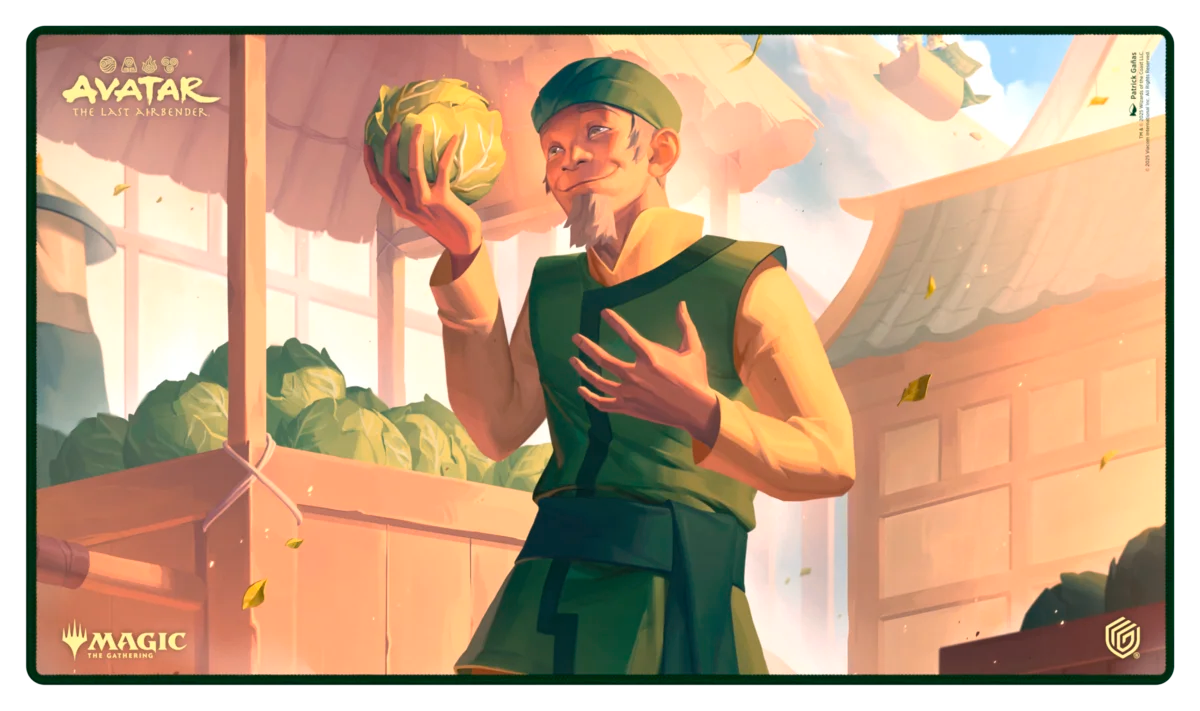 Avatar: The Last Airbender Playmat Stitched The Cabbage Merchant