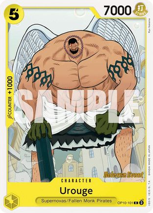 Urouge (OP10-101) Release Event Cards