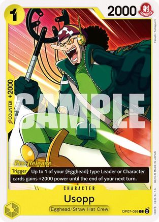 Usopp (OP07-099) Pre-Release Cards
