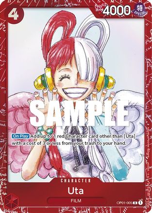 Uta (Premium Card Collection -ONE PIECE FILM RED Edition-) (OP01-005) Foil