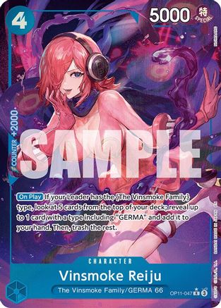 Vinsmoke Reiju (Alternate Art) (OP11-047) Foil