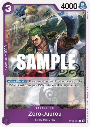 Zoro-Juurou (OP05-067) Foil