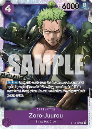 Zoro-Juurou (ST18-004) Foil