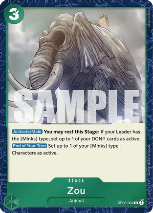 Zou (OP08-039) Foil